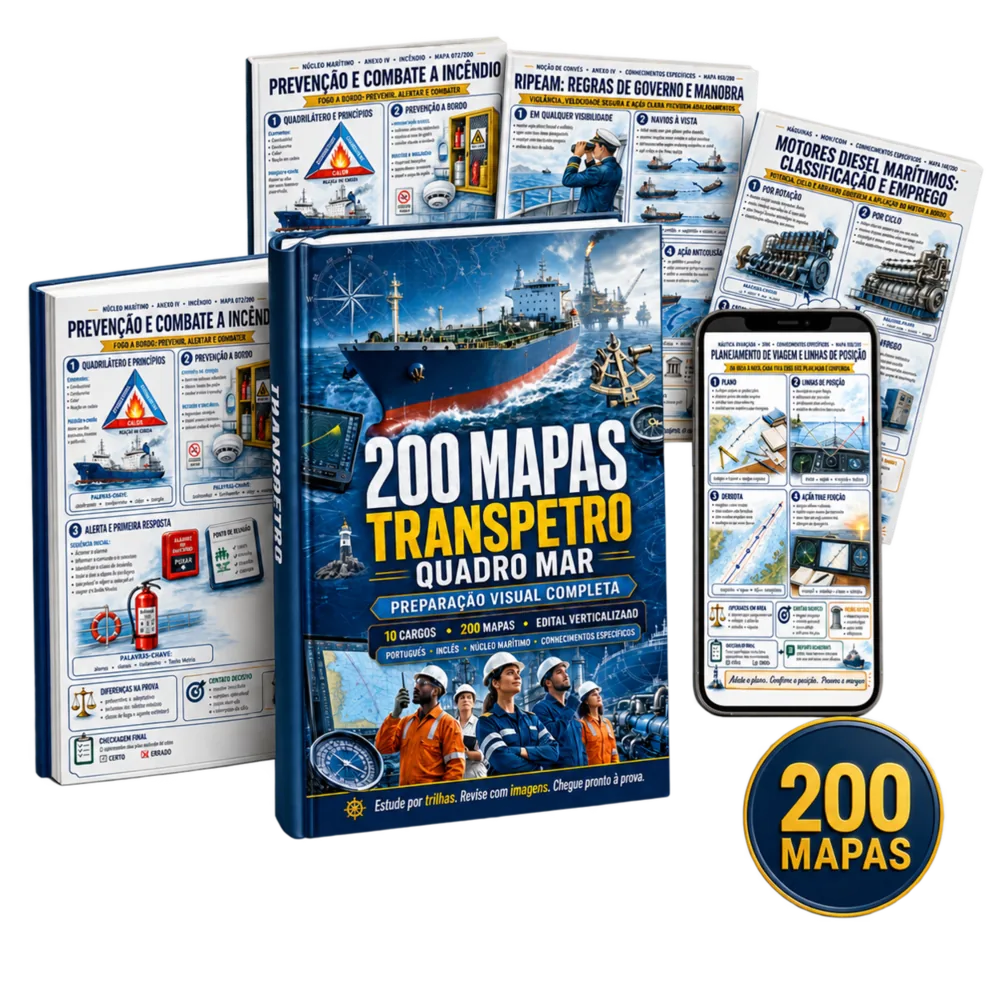 200 Mapas Transpetro Quadro Mar